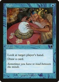 Peek - Odyssey - Magic: The Gathering card