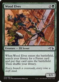 Wood Elves - Duel Decks: Anthology - Magic: The Gathering card