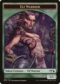 Elf Warrior Token - Duel Decks: Anthology - Magic: The Gathering card