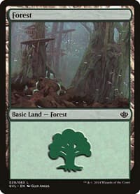 Forest (029) (GVL) - Duel Decks: Anthology - Magic: The Gathering card