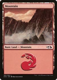 Mountain (061) (EVG) - Duel Decks: Anthology - Magic: The Gathering card