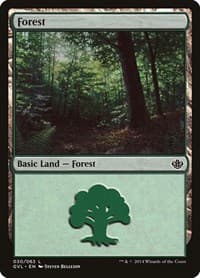 Forest (030) (GVL) - Duel Decks: Anthology - Magic: The Gathering card