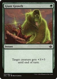 Giant Growth (GVL) - Duel Decks: Anthology - Magic: The Gathering card