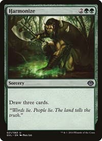 Harmonize (GVL) - Duel Decks: Anthology - Magic: The Gathering card