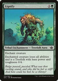 Lignify - Duel Decks: Anthology - Magic: The Gathering card