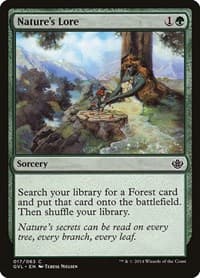Nature's Lore - Duel Decks: Anthology - Magic: The Gathering card