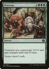 Overrun - Duel Decks: Anthology - Magic: The Gathering card
