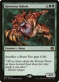 Ravenous Baloth - Duel Decks: Anthology - Magic: The Gathering card