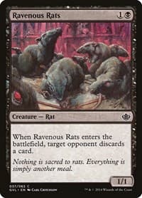 Ravenous Rats - Duel Decks: Anthology - Magic: The Gathering card