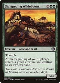 Stampeding Wildebeests - Duel Decks: Anthology - Magic: The Gathering card