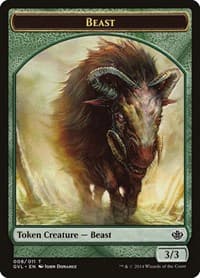 Beast Token (008) - Duel Decks: Anthology - Magic: The Gathering card