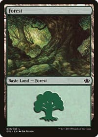 Forest (031) (GVL) - Duel Decks: Anthology - Magic: The Gathering card