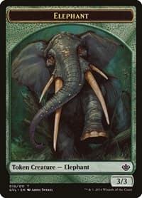 Elephant Token - Duel Decks: Anthology - Magic: The Gathering card