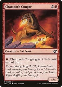 Chartooth Cougar - Duel Decks: Anthology - Magic: The Gathering card
