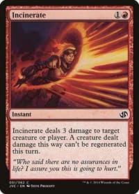 Incinerate - Duel Decks: Anthology - Magic: The Gathering card