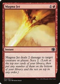 Magma Jet - Duel Decks: Anthology - Magic: The Gathering card