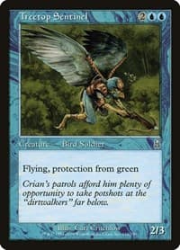 Treetop Sentinel - Odyssey - Magic: The Gathering card