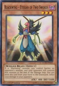 Blackwing - Etesian of Two Swords - Legendary Collection 5D's - YuGiOh card