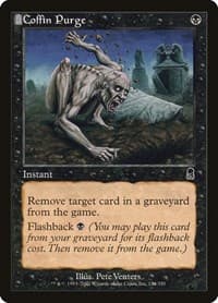 Coffin Purge - Odyssey - Magic: The Gathering card