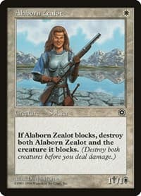 Alaborn Zealot - Portal Second Age - Magic: The Gathering card