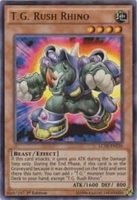 T.G. Rush Rhino - Legendary Collection 5D's - YuGiOh card