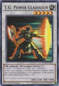 T.G. Power Gladiator - Legendary Collection 5D's - YuGiOh card