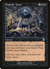 Diabolic Tutor - Odyssey - Magic: The Gathering card