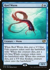 Reef Worm - Commander 2014 - Magic: The Gathering card