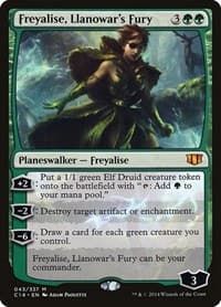 Freyalise, Llanowar's Fury - Commander 2014 - Magic: The Gathering card