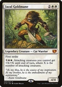 Jazal Goldmane - Commander 2014 - Magic: The Gathering card