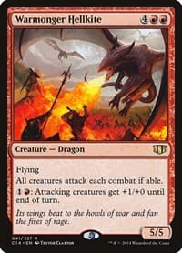 Warmonger Hellkite - Commander 2014 - Magic: The Gathering card