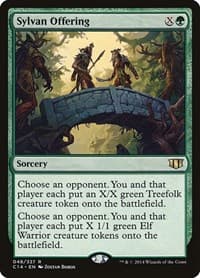 Sylvan Offering - Commander 2014 - Magic: The Gathering card