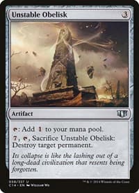 Unstable Obelisk - Commander 2014 - Magic: The Gathering card