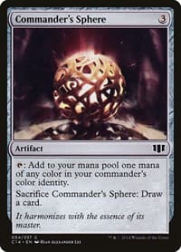Commander's Sphere - Commander 2014 - Magic: The Gathering card