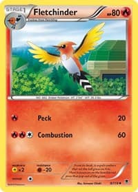 Fletchinder - XY - Phantom Forces - Pokemon card