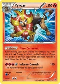 Pyroar - XY - Phantom Forces - Pokemon card