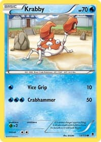 Krabby - XY - Phantom Forces - Pokemon card