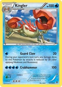 Kingler - XY - Phantom Forces - Pokemon card