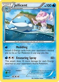 Jellicent - XY - Phantom Forces - Pokemon card