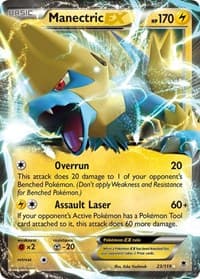 Manectric EX - XY - Phantom Forces - Pokemon card