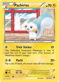 Pachirisu - XY - Phantom Forces - Pokemon card