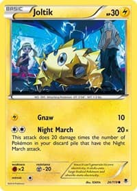 Joltik - XY - Phantom Forces - Pokemon card