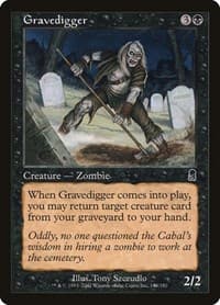 Gravedigger - Odyssey - Magic: The Gathering card