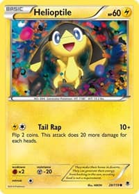 Helioptile (28) - XY - Phantom Forces - Pokemon card