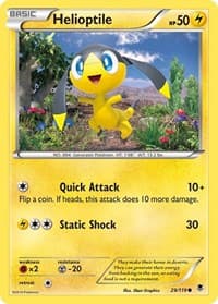 Helioptile (29) - XY - Phantom Forces - Pokemon card
