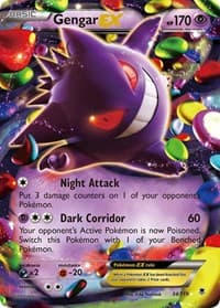Gengar EX - XY - Phantom Forces - Pokemon card