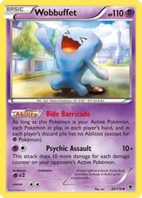 Wobbuffet - XY - Phantom Forces - Pokemon card
