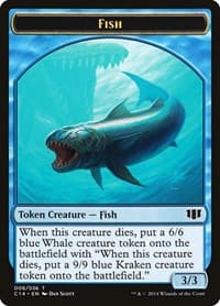 Fish // Zombie (011) Double-Sided Token - Commander 2014 - Magic: The Gathering card