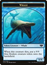 Whale // Zombie (011) Double-Sided Token - Commander 2014 - Magic: The Gathering card