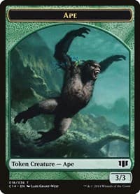Ape // Zombie (011) Double-Sided Token - Commander 2014 - Magic: The Gathering card